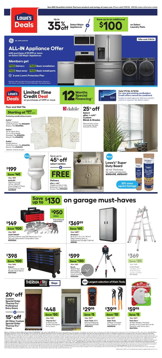 Weekly ad Lowe's Sales from July 23 to August 5 2026 - Page 2