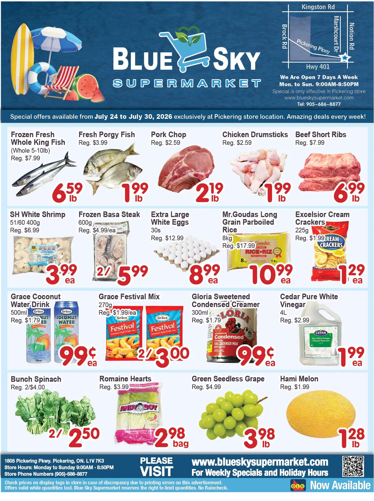 Blue Sky Supermarket  Sales from July 24 to July 30 2026 - flyer page 