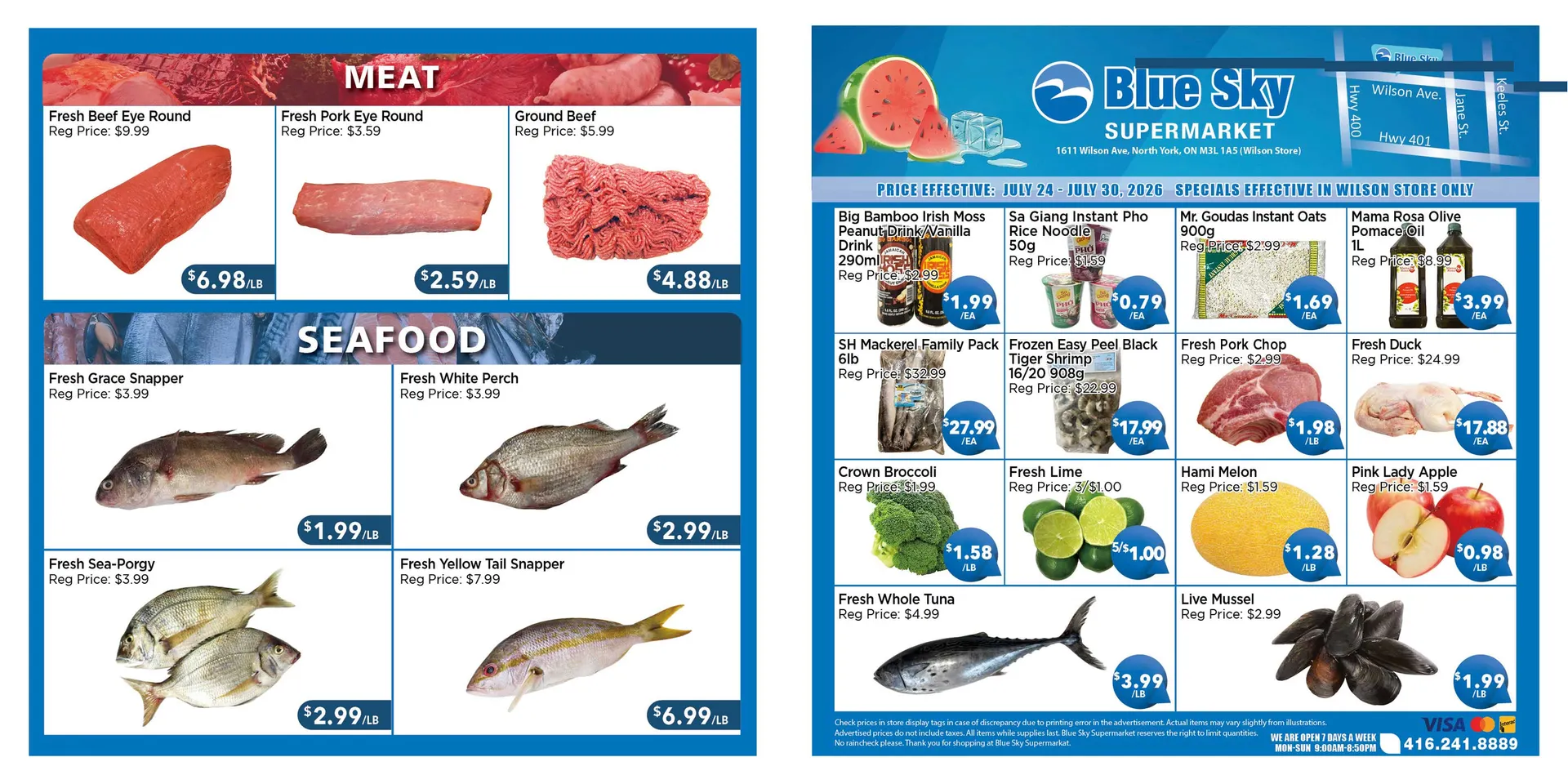 Blue Sky Supermarket  Sales from July 24 to July 30 2026 - flyer page 3