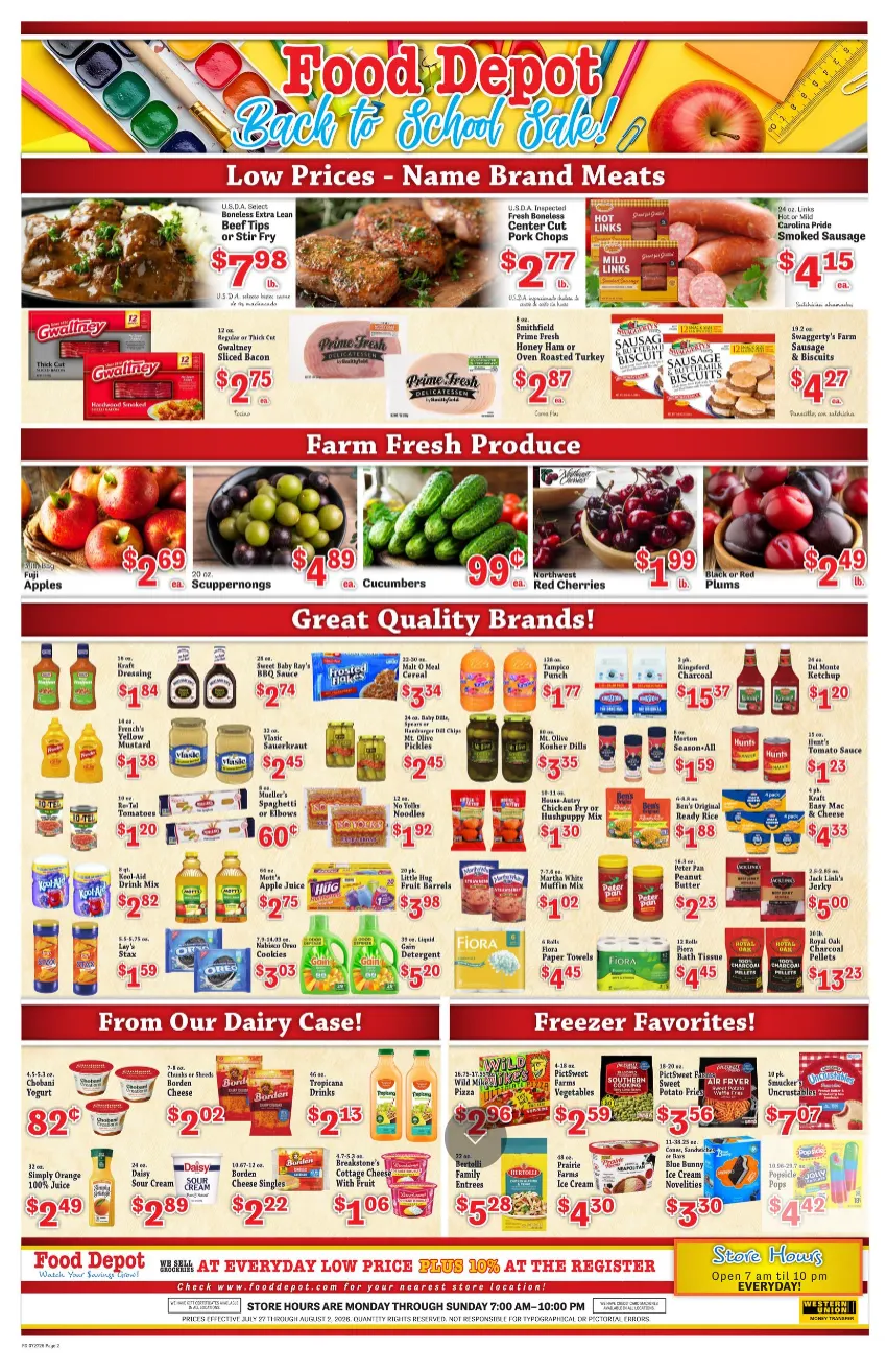 Weekly ad  Food Depot Sales from July 27 to August 2 2026 - Page 2