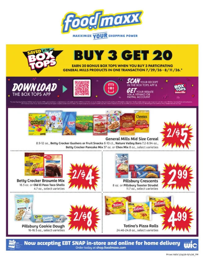 Weekly ad FoodMaxx Sales from July 29 to August 11 2026 - Page 