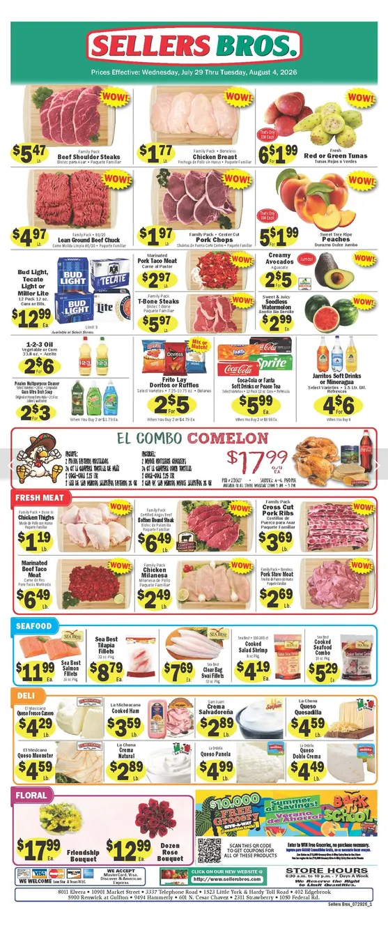 Weekly ad Sellers Bros Sales from July 29 to August 4 2026 - Page 
