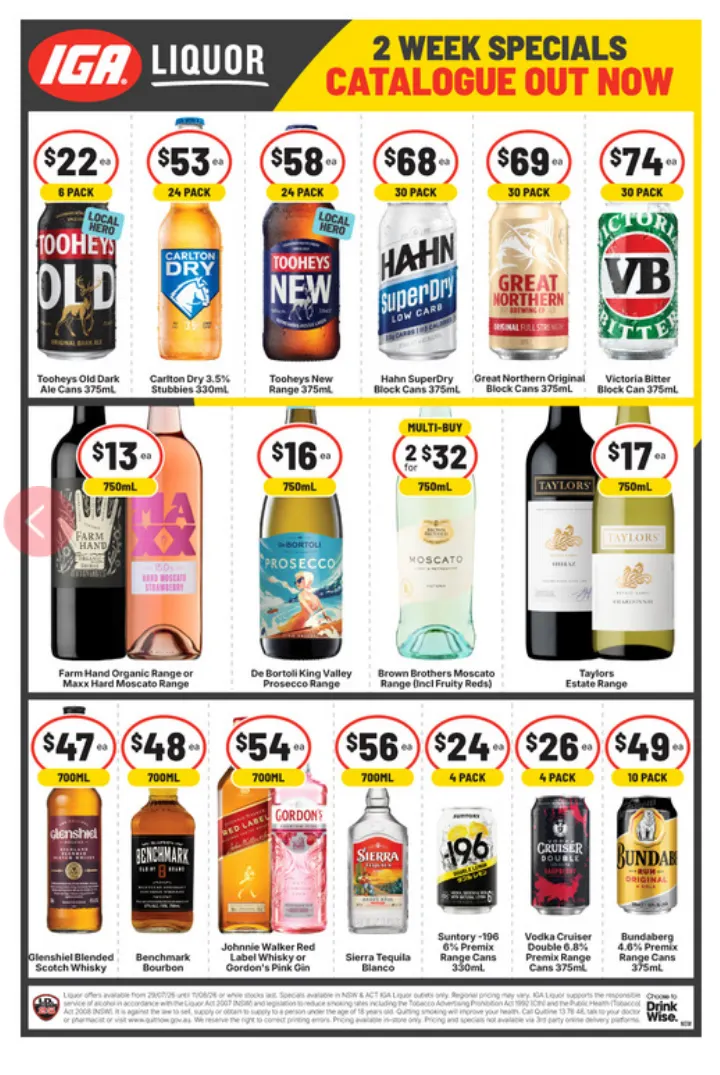 IGA LIQUOR Sales - Catalogue valid from 29 July to 11 August 2026 - page 2