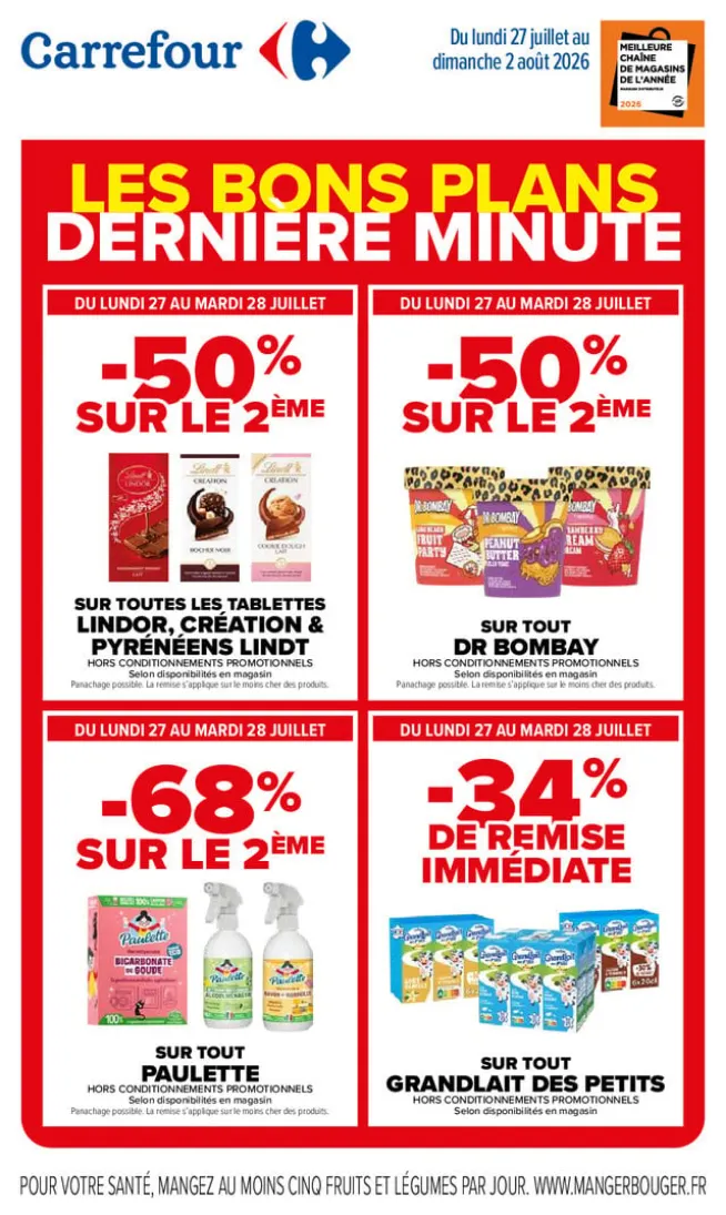  Catalogues Carrefour du 26 juillet au 2 août 2026 - Catalogue page 1