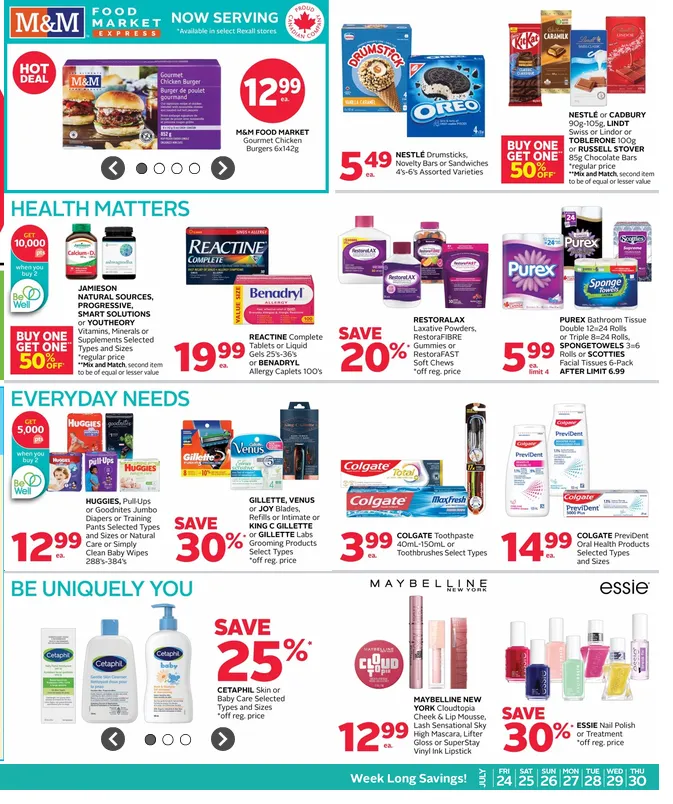 Rexall Sales from July 24 to July 30 2026 - flyer page 3