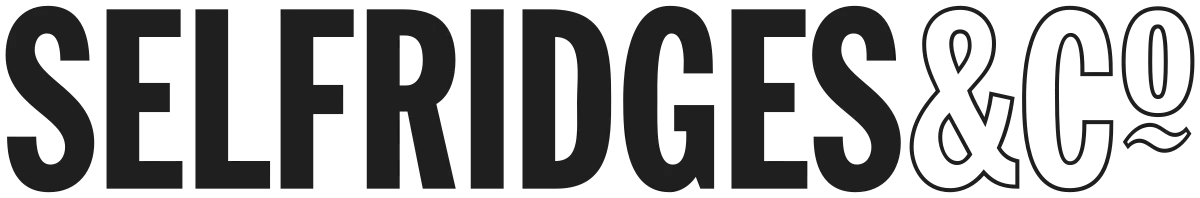 Selfridges logo. Current catalogue