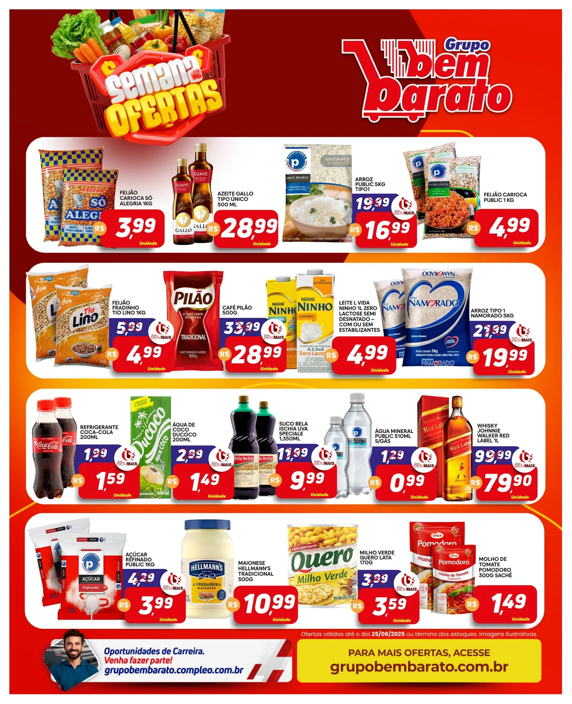 Encarte de Folhetos Bem Barato 19 de agosto até 25 de agosto 2025 - Pagina 2