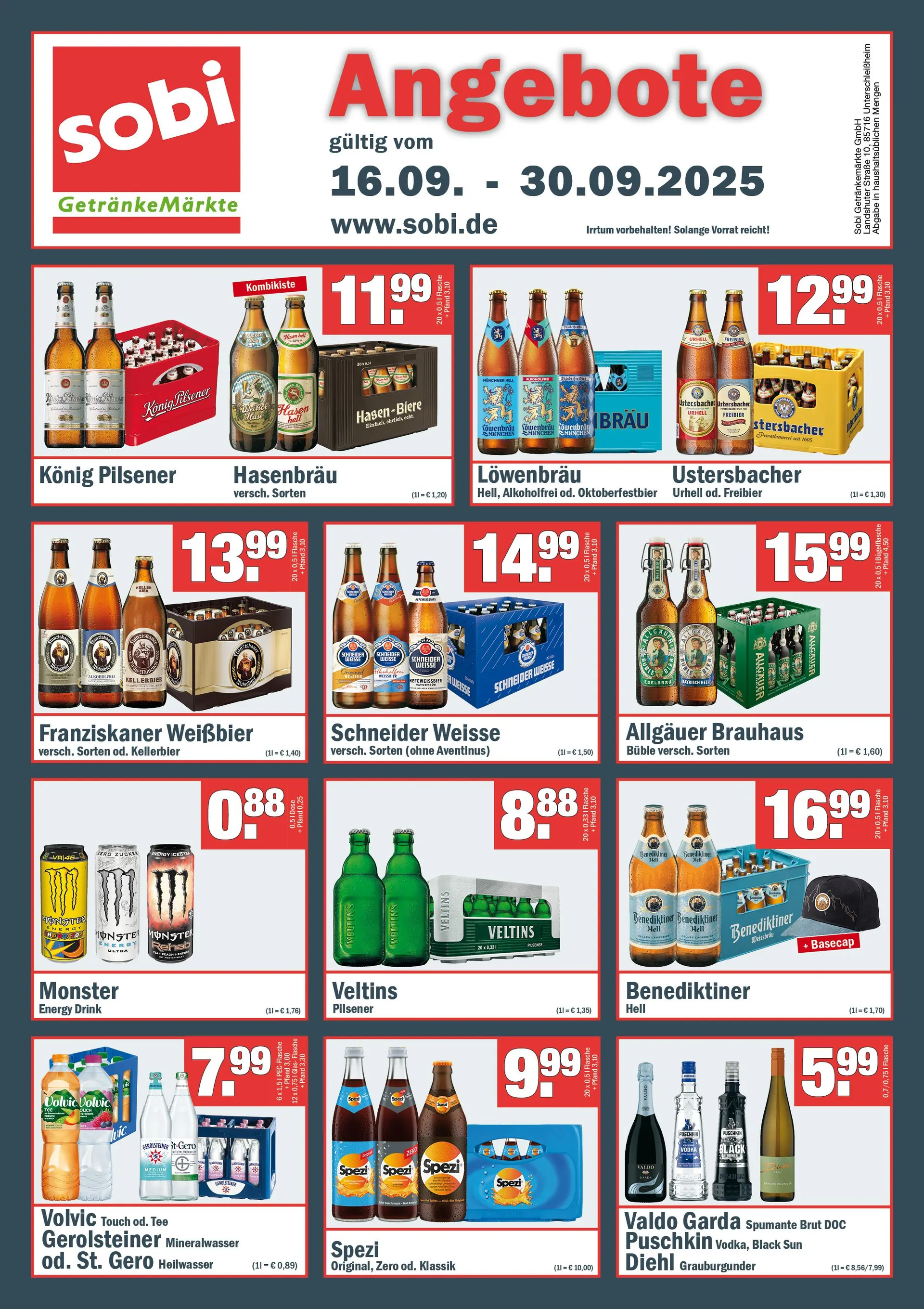 Sobi Prospekte - Aktuelle Angebote von 16. September bis 30. September 2025 - Prospekt seite 