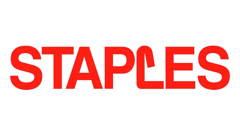 Staples logo de folhetos