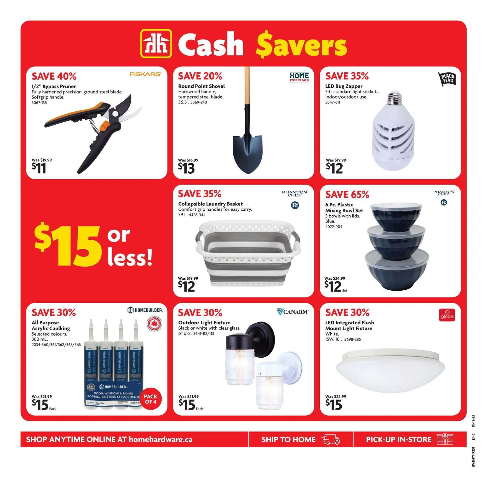 Home Hardware Sales from July 31 to August 13 2025 - flyer page 10