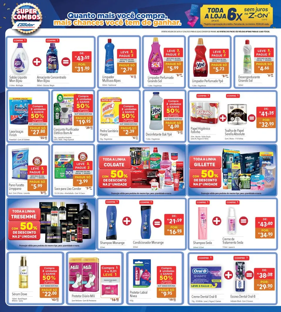 Encarte de Catálogo Supermercados Condor 26 de maio até 12 de junho 2025 - Pagina 12