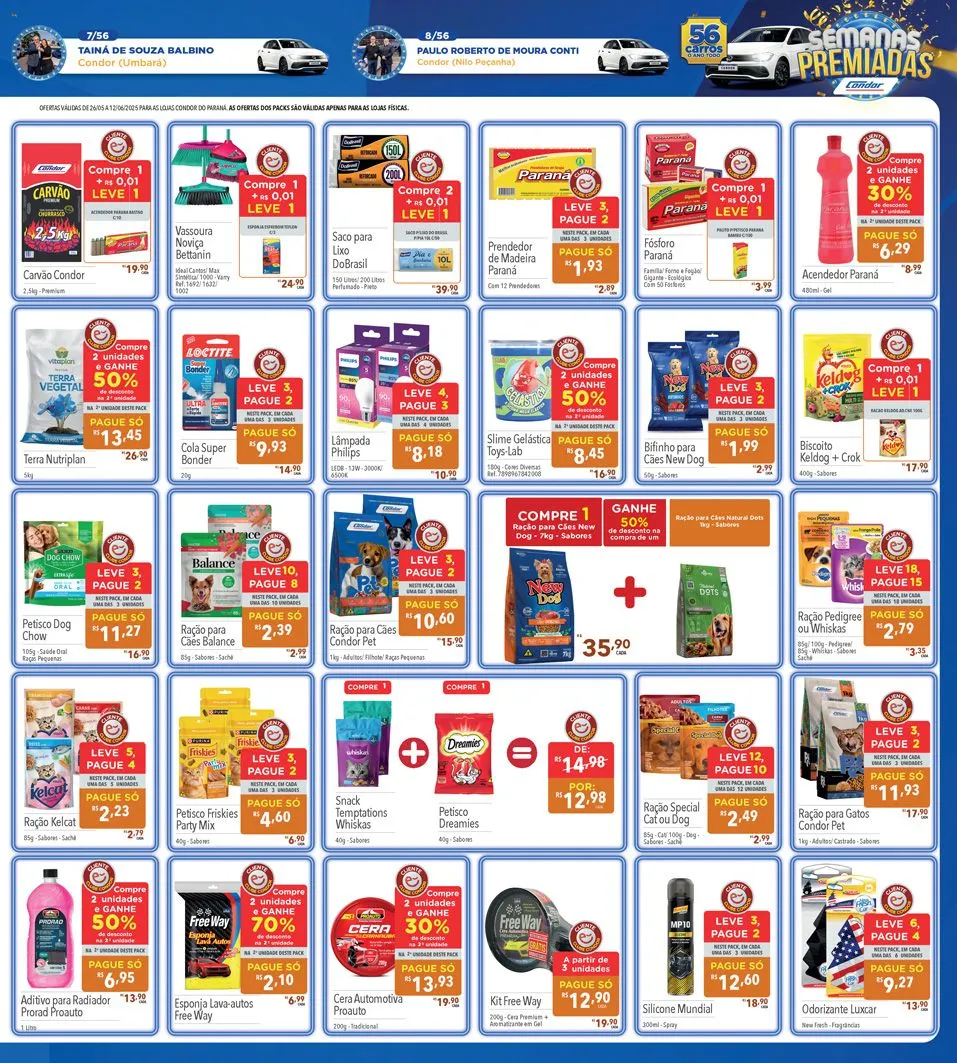Encarte de Catálogo Supermercados Condor 26 de maio até 12 de junho 2025 - Pagina 14