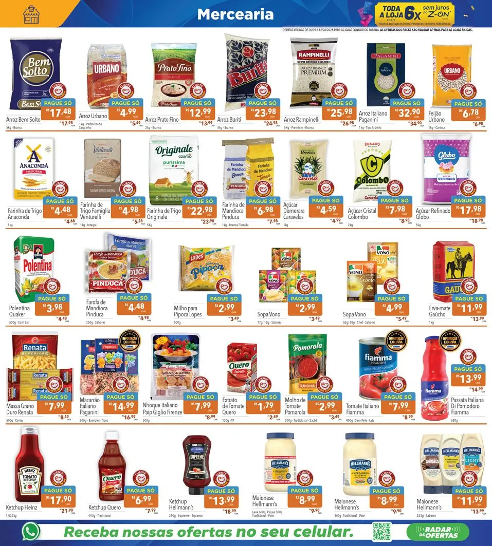 Encarte de Catálogo Supermercados Condor 26 de maio até 12 de junho 2025 - Pagina 8