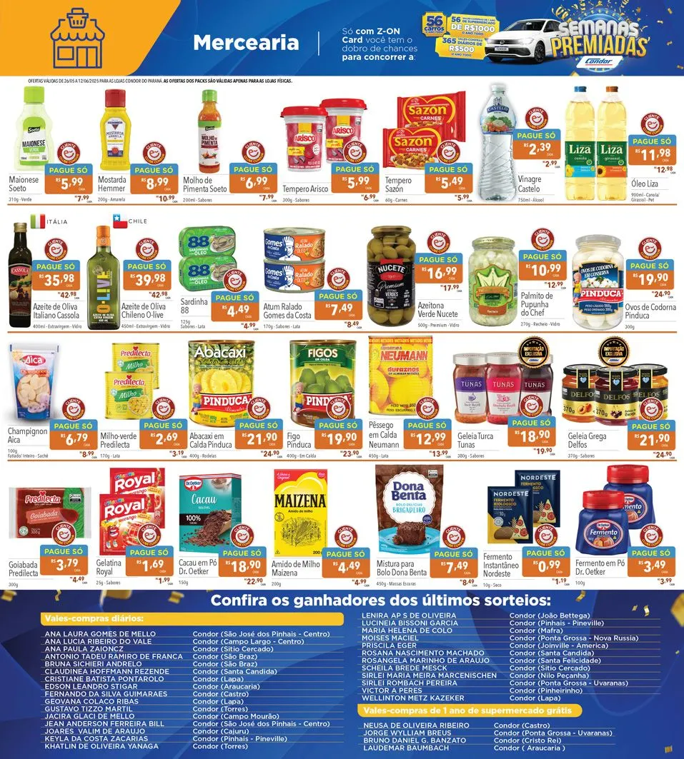 Encarte de Catálogo Supermercados Condor 26 de maio até 12 de junho 2025 - Pagina 22