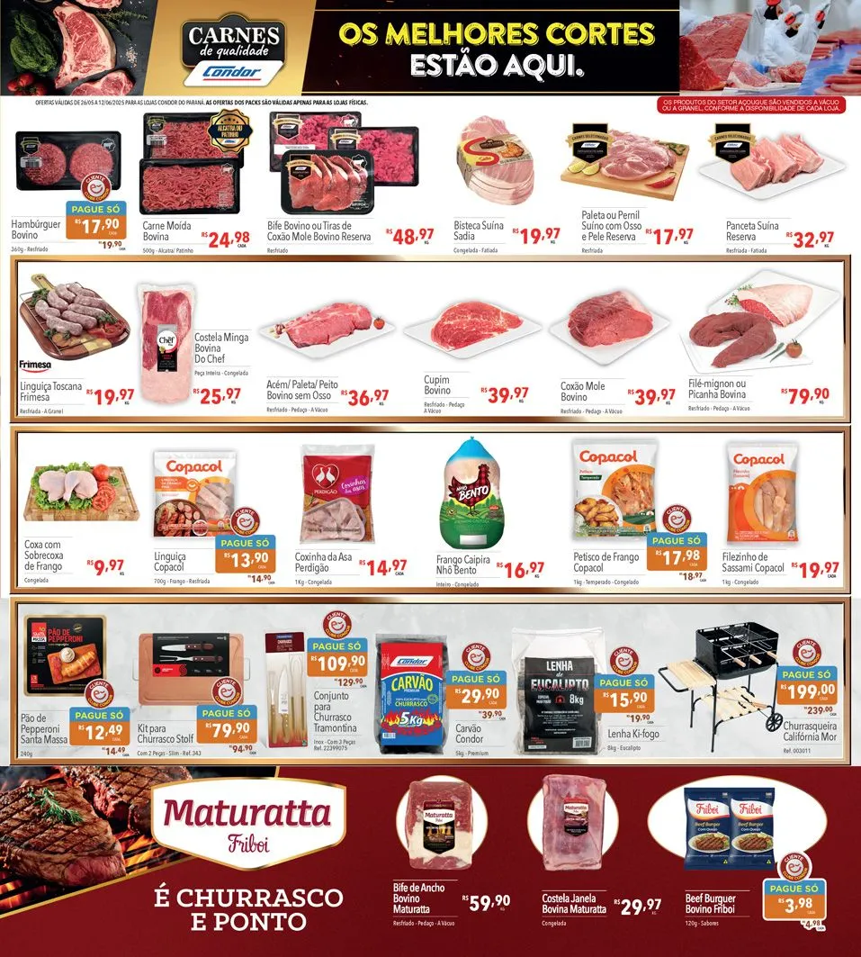 Encarte de Catálogo Supermercados Condor 26 de maio até 12 de junho 2025 - Pagina 16