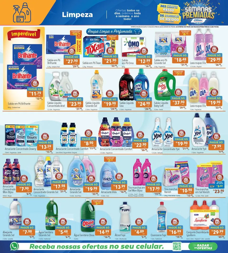 Encarte de Catálogo Supermercados Condor 26 de maio até 12 de junho 2025 - Pagina 19