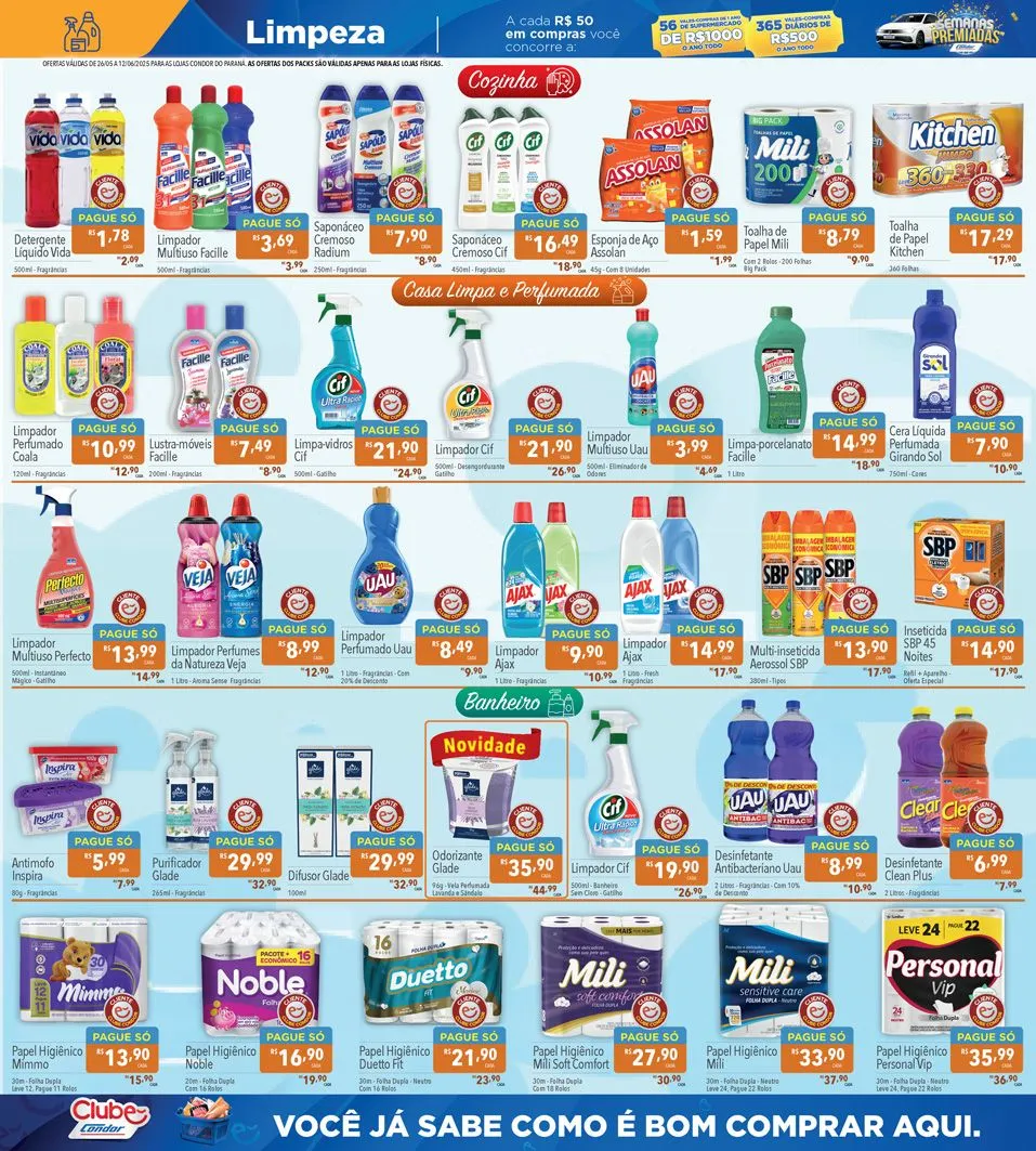 Encarte de Catálogo Supermercados Condor 26 de maio até 12 de junho 2025 - Pagina 21