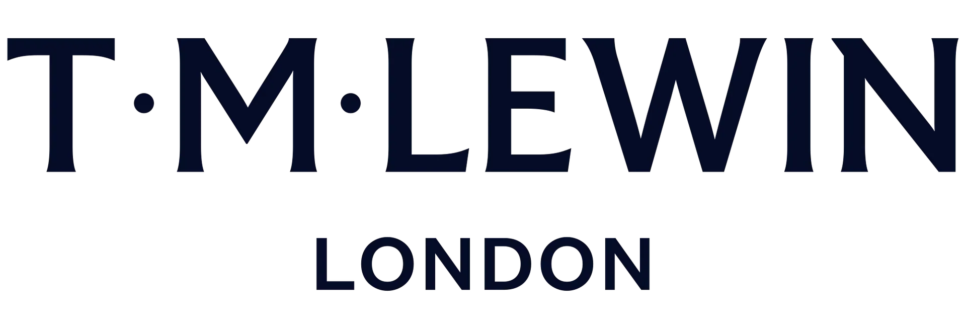 T.M. Lewin logo. Current catalogue