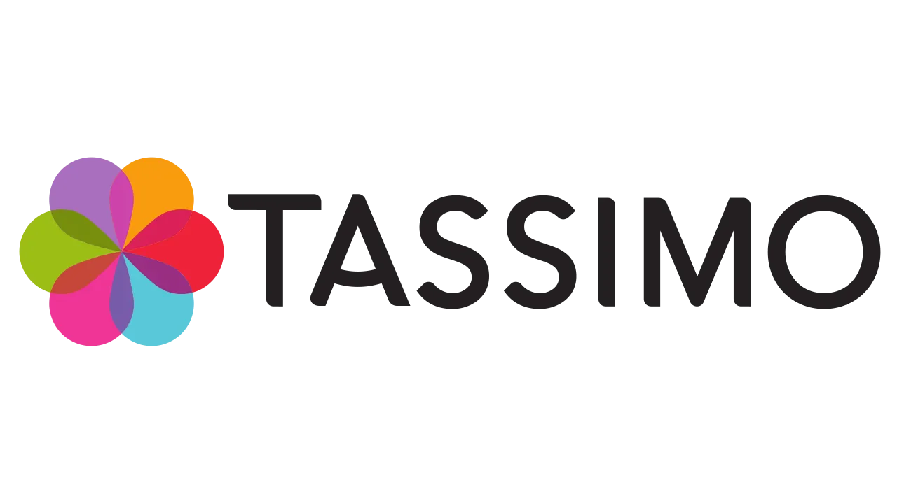 Tassimo logo. Current catalogue