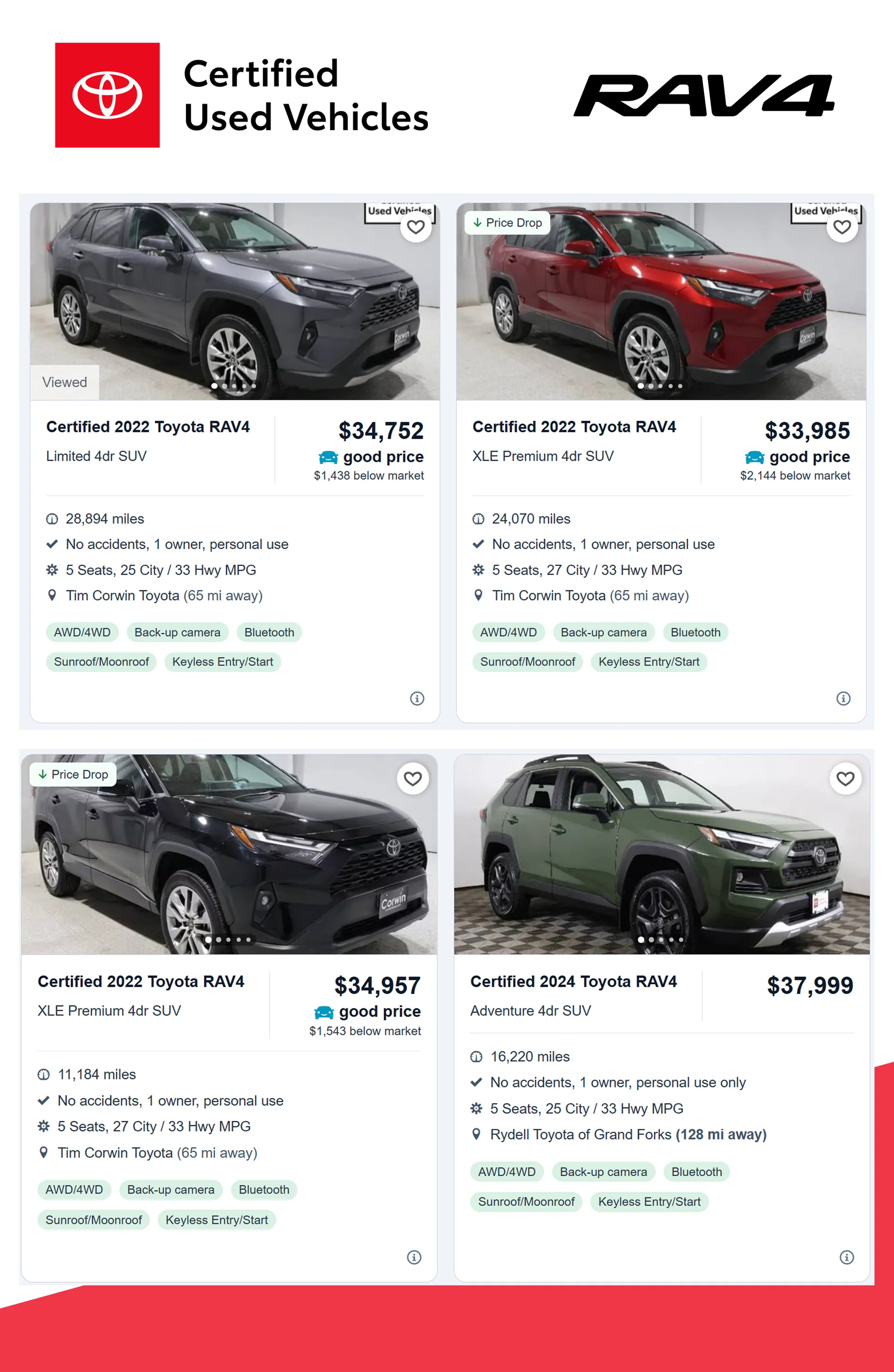 Weekly ad Certified Used Rav4 Deals from June 30 to July 21 2025 - Page 7