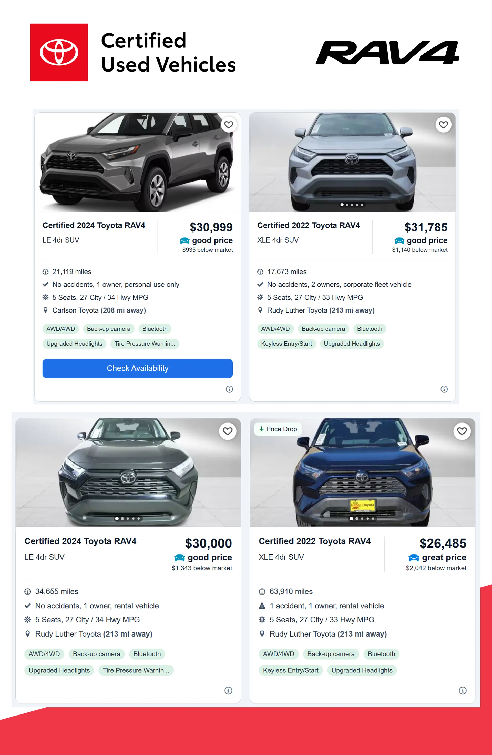 Weekly ad Certified Used Rav4 Deals from June 30 to July 21 2025 - Page 9