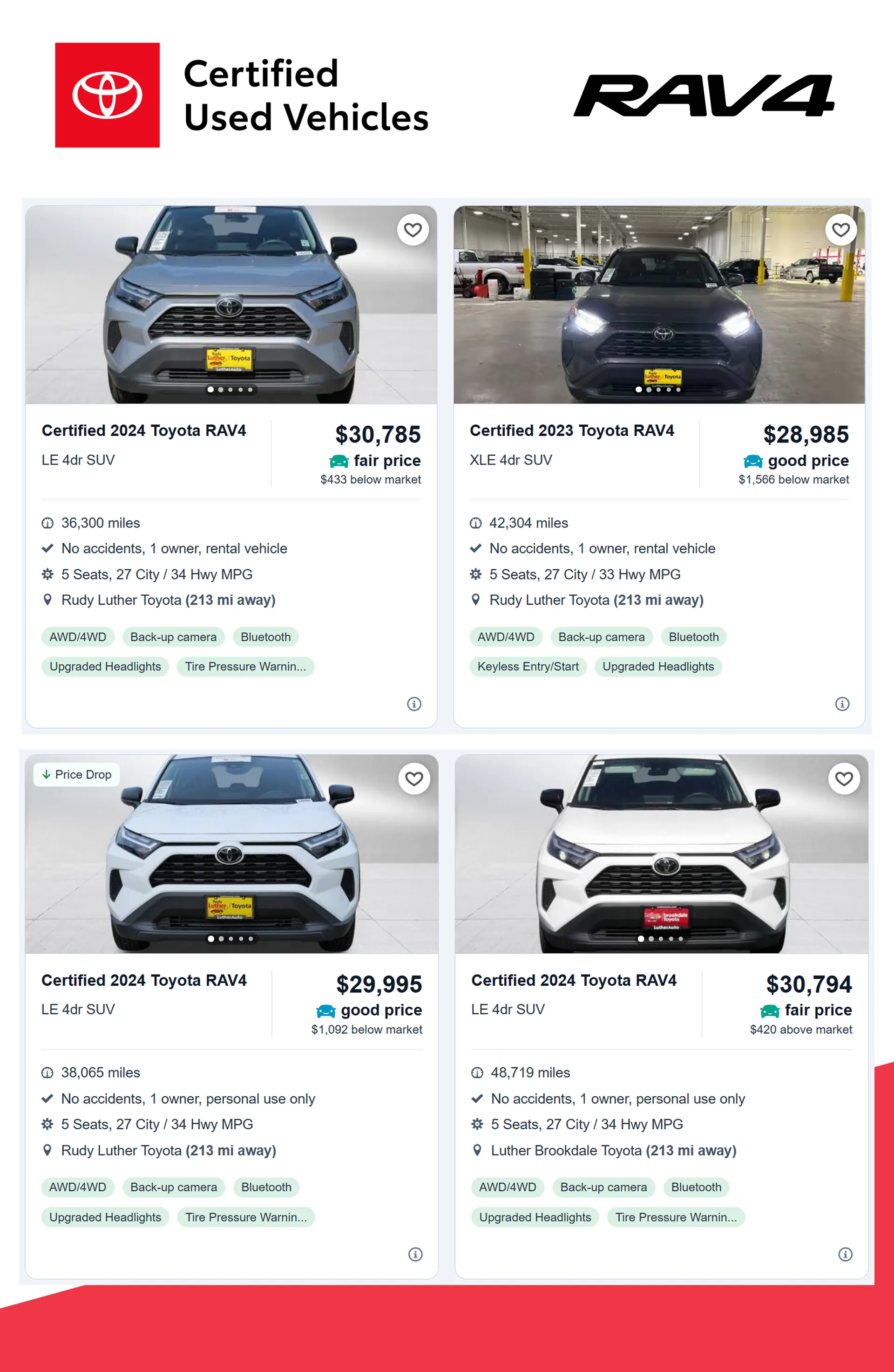 Weekly ad Certified Used Rav4 Deals from June 30 to July 21 2025 - Page 5