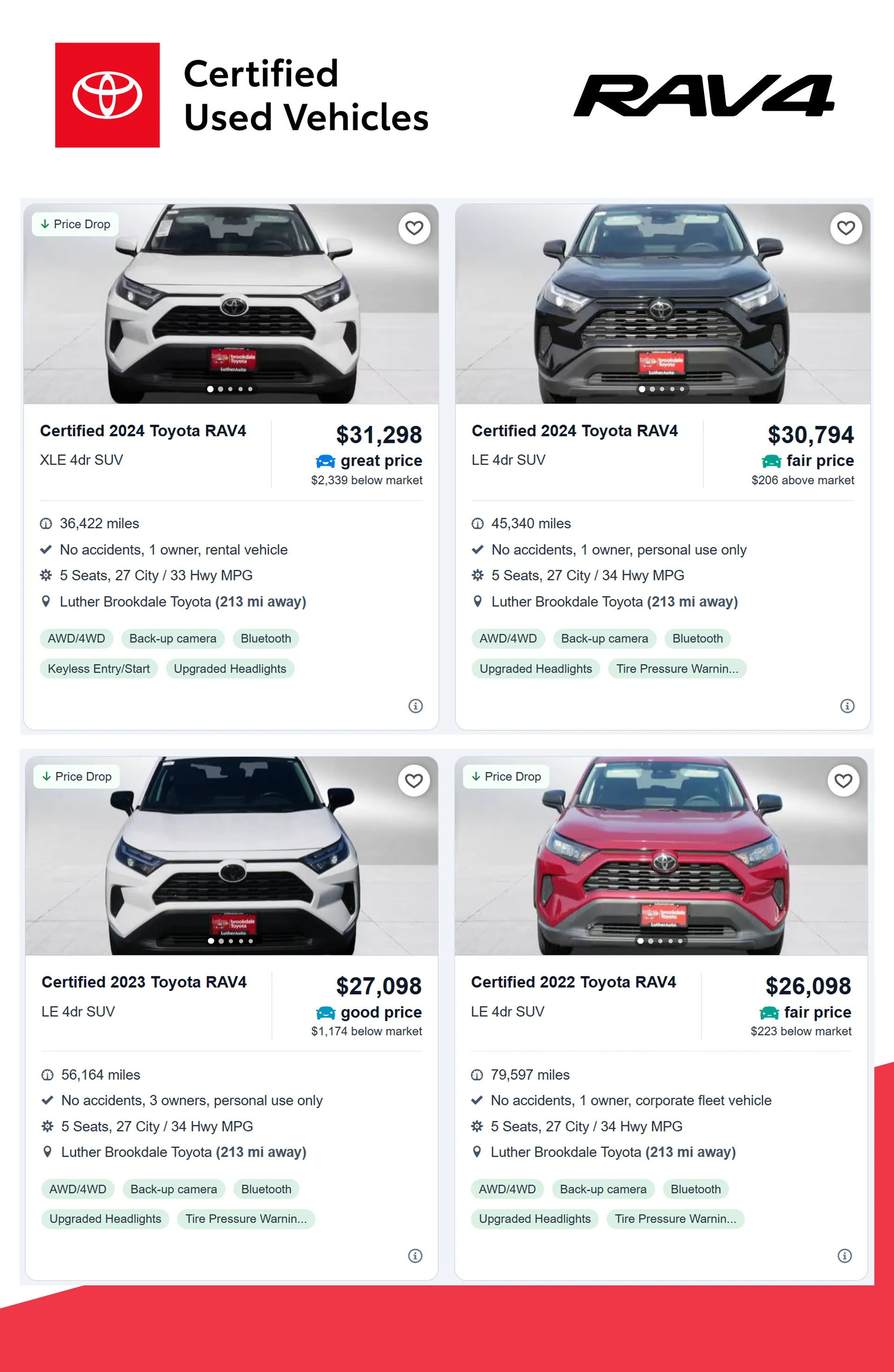 Weekly ad Certified Used Rav4 Deals from June 30 to July 21 2025 - Page 2