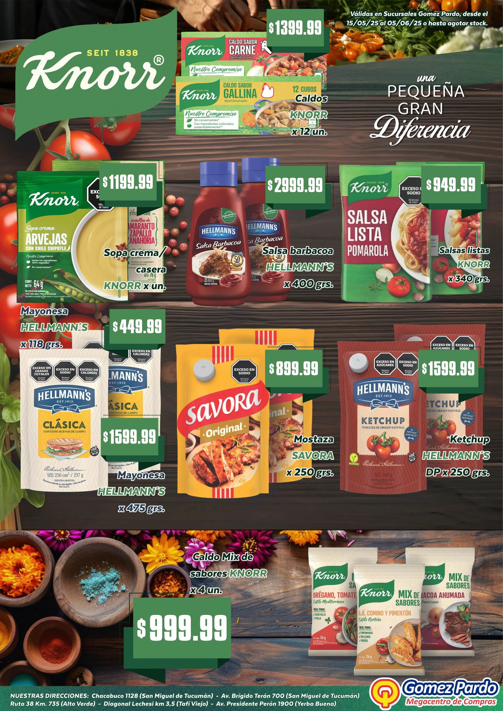 Ofertas de Ofertas Gomez Pardo 15 de mayo al 6 de junio 2025 - Página 1 del catálogo