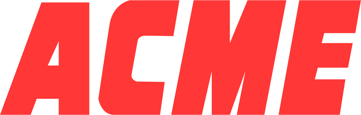 ACME logo de catálogo