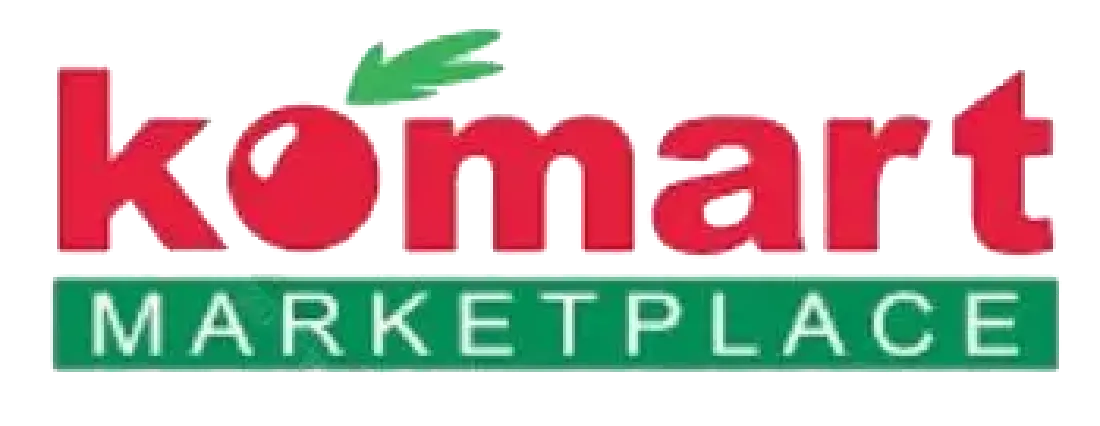 Komart Marketplace logo. Current weekly ad