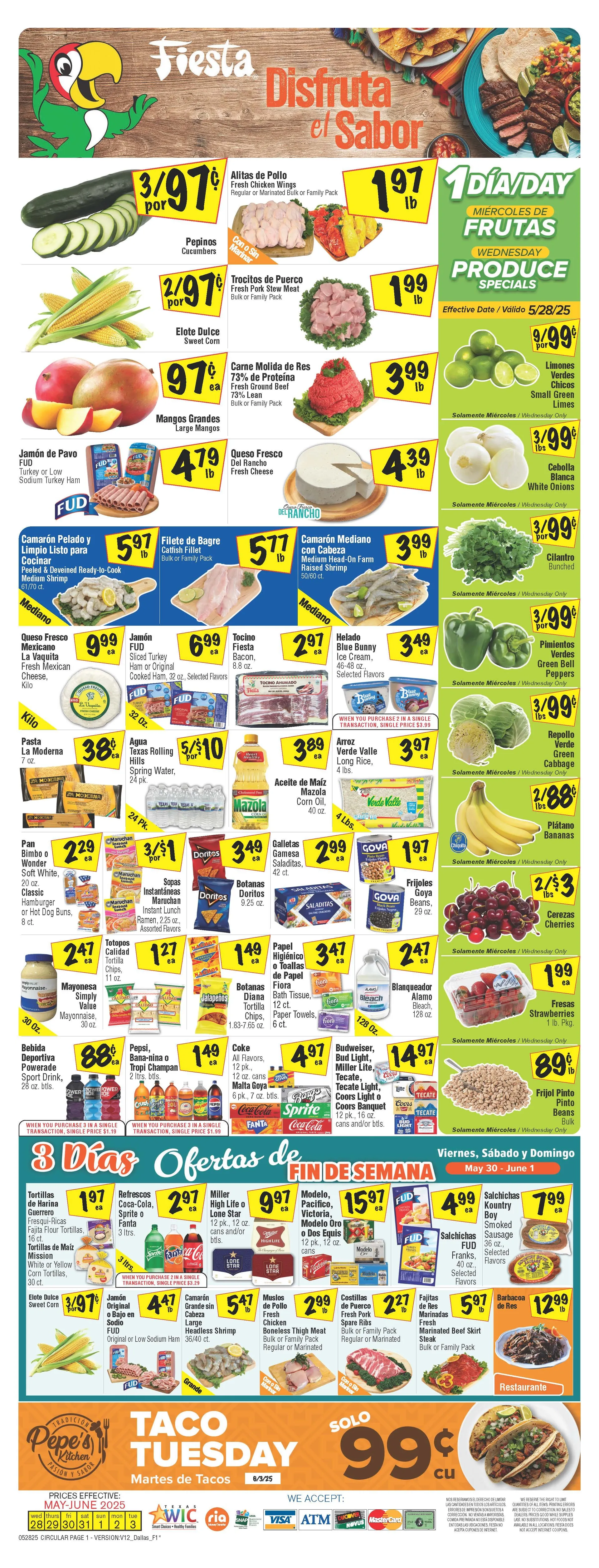 Weekly ad Fiesta Mart Sales from May 29 to June 4 2025 - Page 