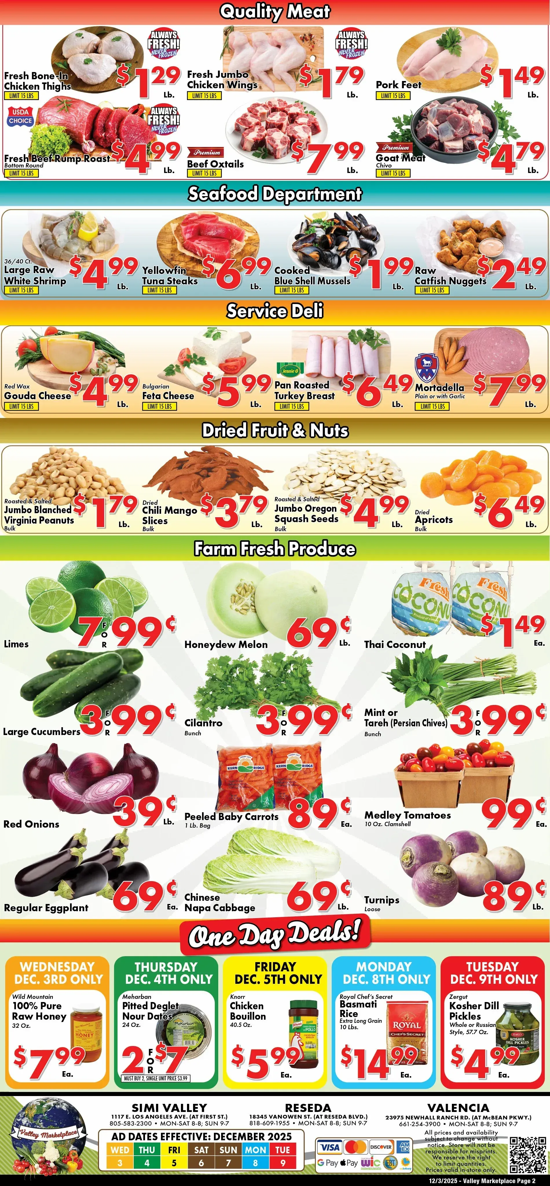 Weekly ad Valley Marketplace  Sales from December 3 to December 9 2025 - Page 2