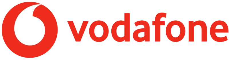 Vodafone logo de folhetos