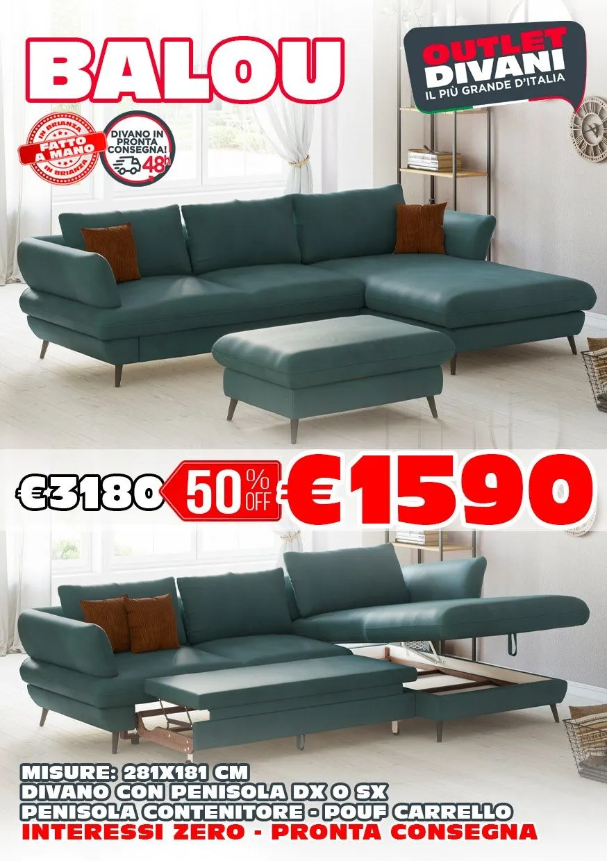 Volantini Outlet Divani da 4 giugno a 10 giugno di 2025 - Pagina del volantino 5