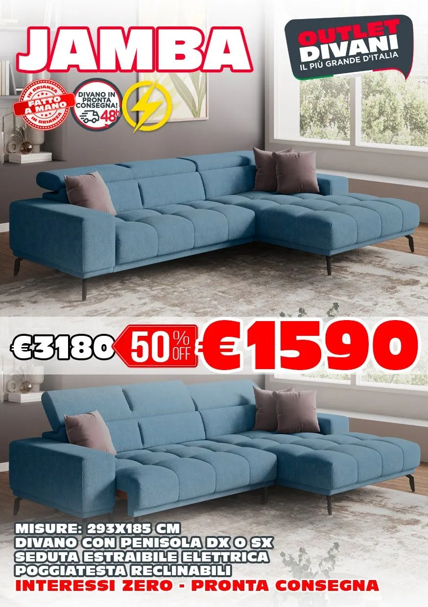 Volantini Outlet Divani da 4 giugno a 10 giugno di 2025 - Pagina del volantino 4