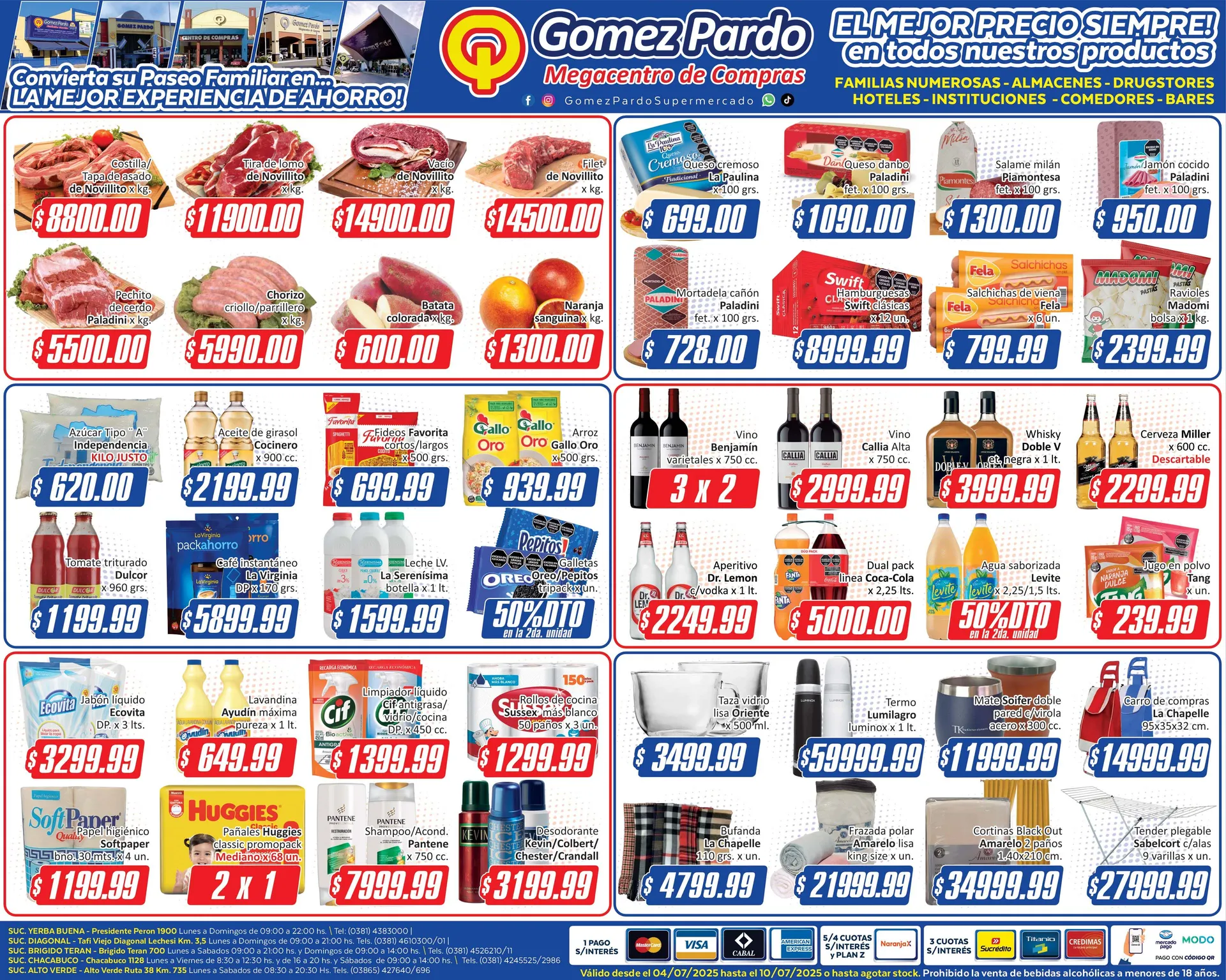 Ofertas de Ofertas Gomez Pardo 4 de julio al 10 de julio 2025 - Página 1 del catálogo