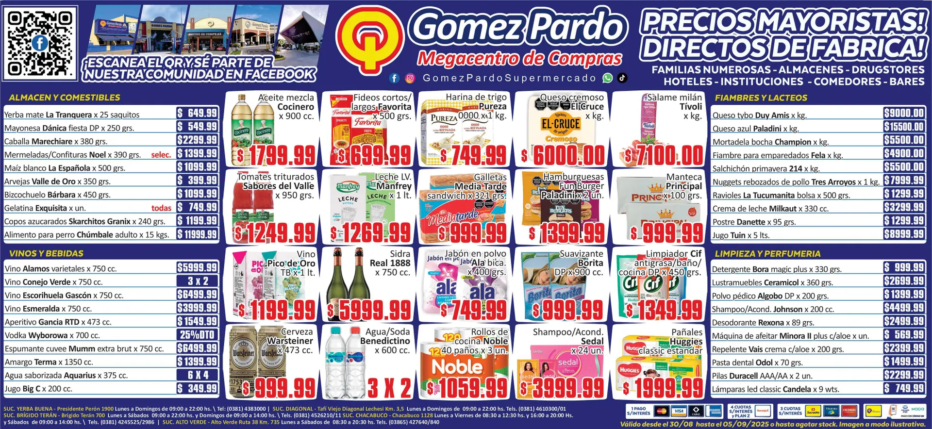 Ofertas de  Ofertas Gomez Pardo 30 de agosto al 8 de septiembre 2025 - Página  del catálogo