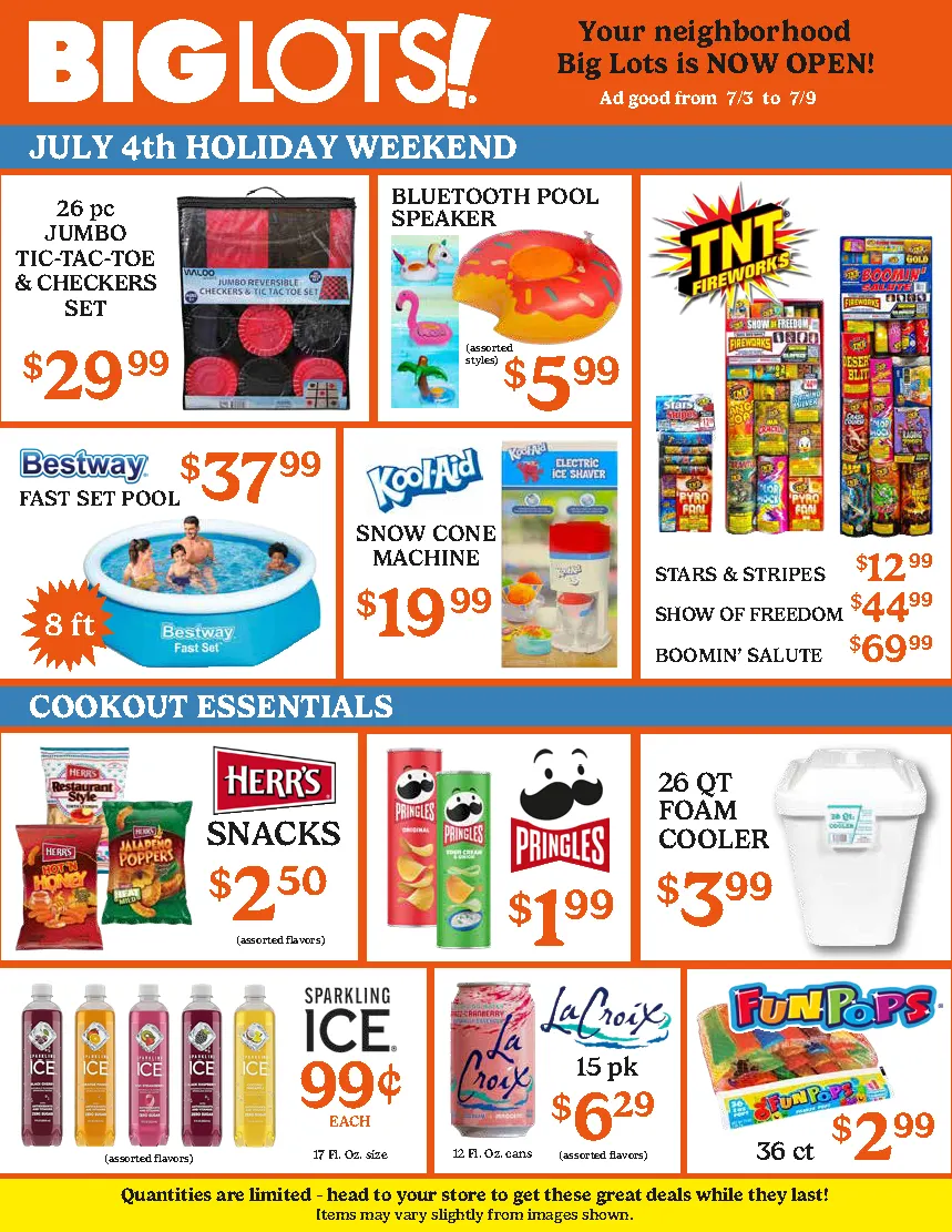 Weekly ad Big Lots Sales from July 7 to July 14 2025 - Page 