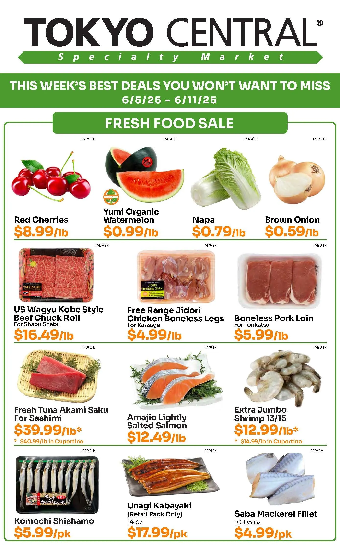 Weekly ad Tokyo Central Specialty Market weekly ads from June 5 to June 11 2025 - Page