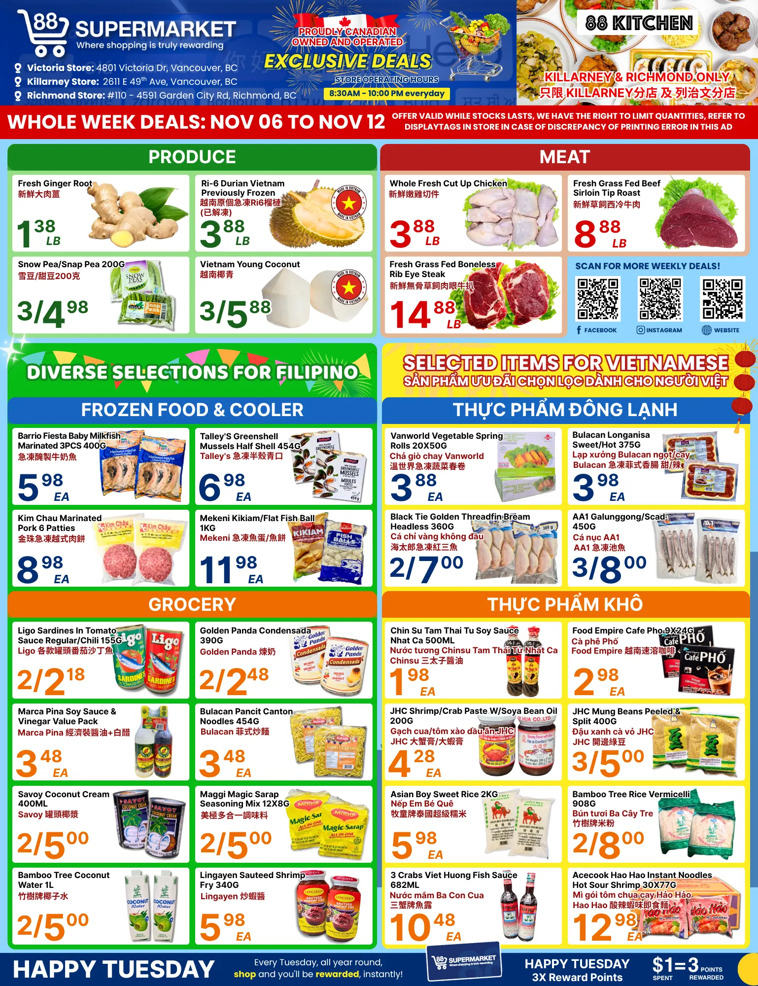 88 Supermarket Sales from November 6 to November 12 2025 - flyer page 1