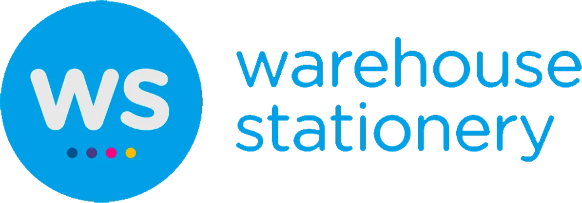 Warehouse Stationery logo. Current weekly ad