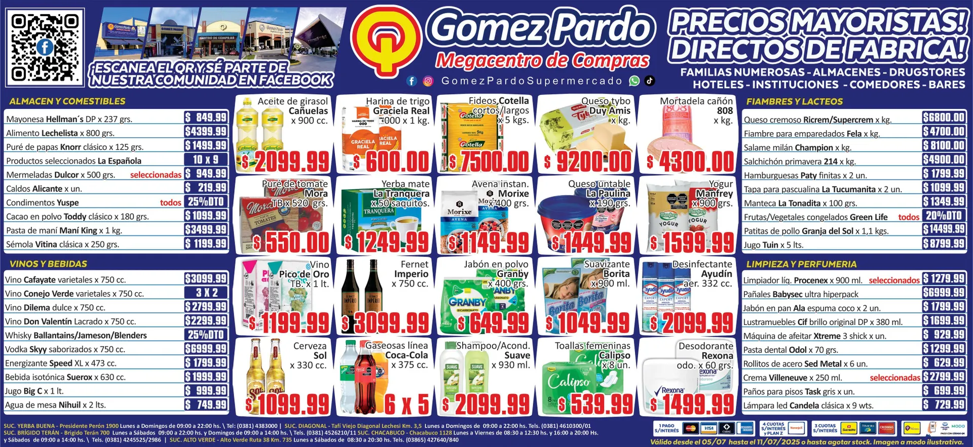 Ofertas de Ofertas Gomez Pardo - Últimos catálogos 5 de julio al 12 de julio 2025 - Página 1 del catálogo