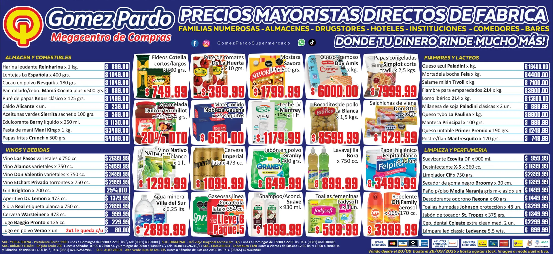 Ofertas de Catálogo Gomez Pardo 20 de septiembre al 28 de septiembre 2025 - Página  del catálogo