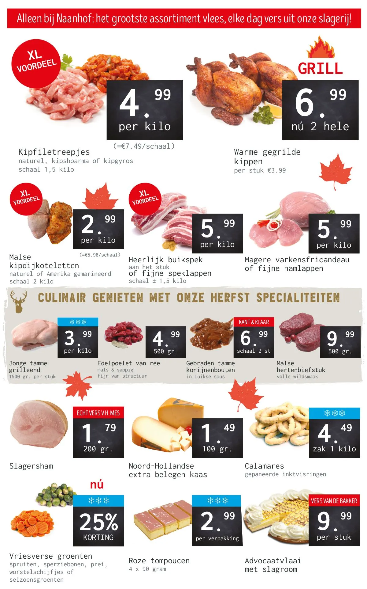 Naanhof folders van 10 november tot 15 november 2025 - Folder pagina 1