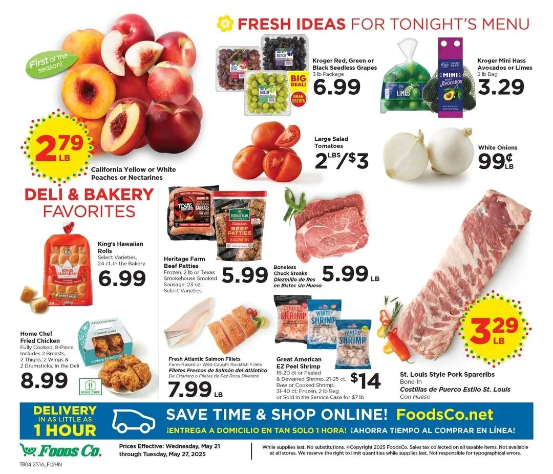 Weekly ad Foods Co Sales from May 21 to May 27 2025 - Page 2