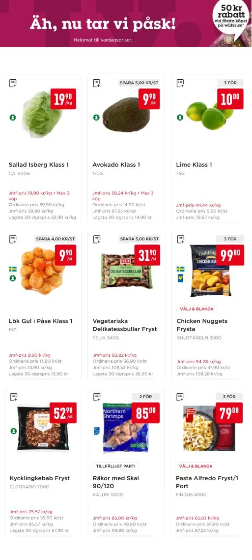 Willys från 11 april till 21 april 2025 - Reklamblad sidor 3