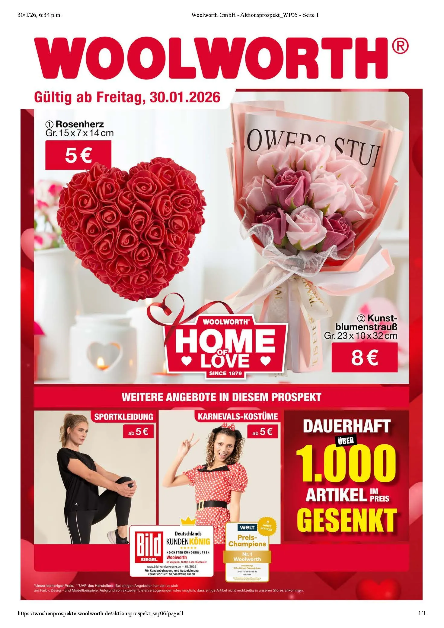 Wöchentliche Anzeige von 1. Februar bis 3. Februar 2026 - Prospekt seite