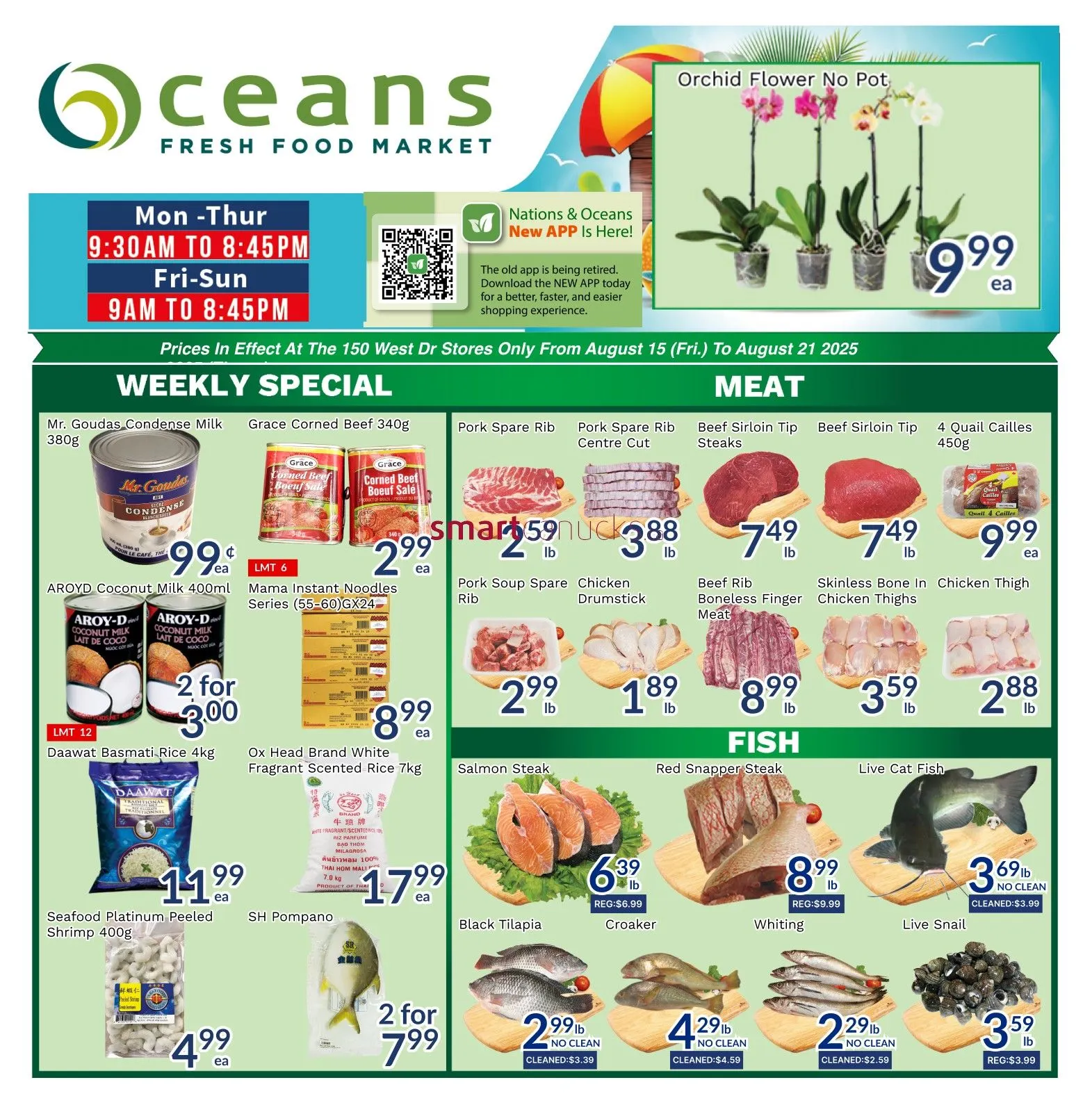 Oceans Sales from August 15 to August 21 2025 - flyer page 