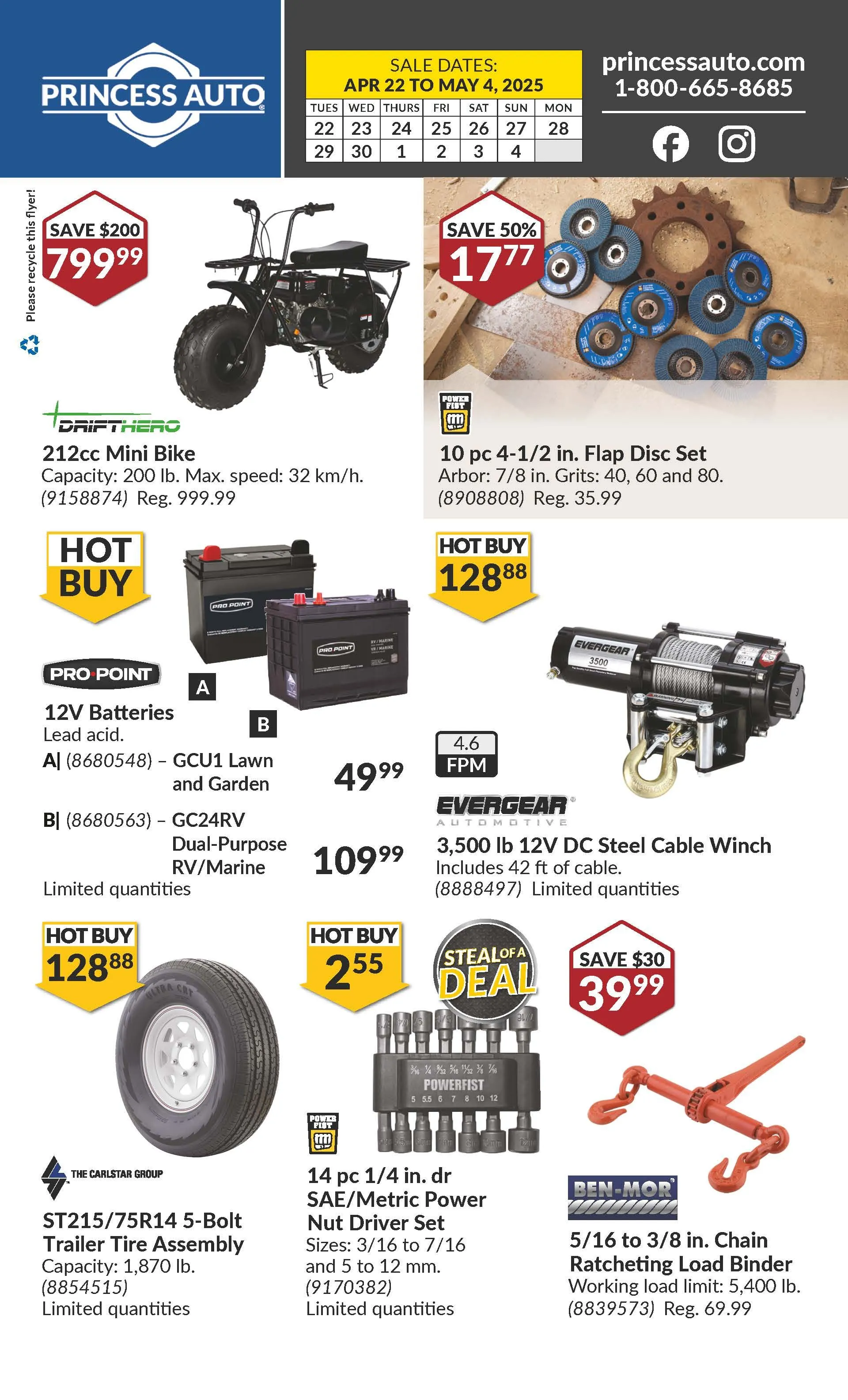Princess Auto Weekly Ad from April 22 to May 4 2025 - flyer page 2