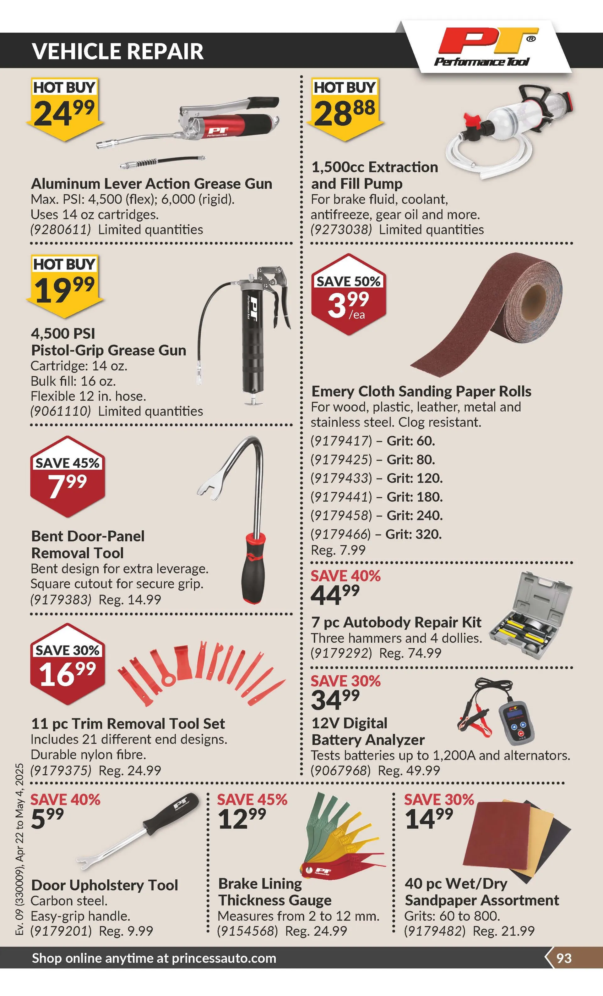 Princess Auto Weekly Ad from April 22 to May 4 2025 - flyer page 96